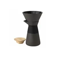 在飛比找momo購物網優惠-【Stelton】Theo石陶滴漏式咖啡壺附竹蓋