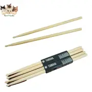 2 Pairs 5A/7A Maple Wood Lightweight Music Band Oval Tip Drumsticks Drum Sticks