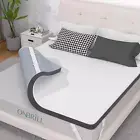 3 Inch Gel Memory Foam Mattress Topper with Washable Cover, Queen Size, Dual Lay