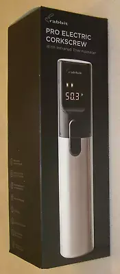 RABBIT PRO ELECTRIC CORKSCREW RECHARGEABLE WITH INFRARED THERMOMETER