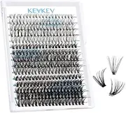 300 Pcs Lash Clusters Individual Lashes 20D+40D+50D Cluster Lashes C Curl 10-18 Mix Length Eyelash Clusters DIY Lash Extension at Home Easy to Apply Natural Volume Look(20D+40D+50D, C-10-18mix)