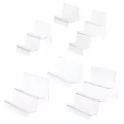 Acrylic Clear Desktop Wallet Storage Rack Clutches Shelf Wallet Display Stand