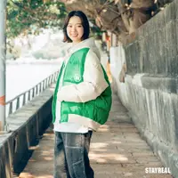 在飛比找蝦皮商城優惠-STAYREAL REAL美式棒球羽絨外套