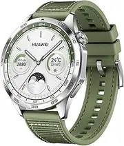 HUAWEI Watch GT 4 Smartwatch, 46mm Green Woven, Up to 2 Weeks Battery Life Fitness Tracker, Compatible with Android & iOS, Health Monitoring Including Sleep Tracking, GPS, AU Version