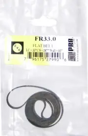PRB FR33.0 Turntable Belt 33" Circumference .187 Wall Height .03 Wall Thickness