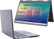 mCover Case ONLY Compatible with 2023～2025 14" Dell Inspiron 7430/7435 / 7440/7445 2-in-1 Windows Notebook Computer (NOT Fitting Any Other Dell Models) - Black