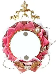Classical Rosette Decorative Rosette, Can Batch Rosette, Various Parts, Chain, Ribbon, Pain Bag Decoration, Suggestion, Handmade, DIY, Rosette Decoration, Character, Pink