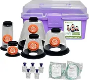PRCMISEMED Pet Oxygen Mask - Veterinary Designed Breathing Aid for Dogs & Cats - 5 Sizes - Easy to Clean & Connect to Oxygen Source - Ensures Comfort & More Oxygen