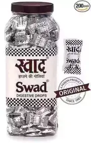 Swad Candy (Digestive & Tangy Indian Masala Flavour Sweet Toffee) 200 Candies FS