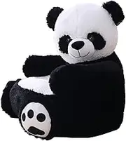 Panda Children's Sofa - Panda Armrest Sofa | Plush Sofa with Panda, Plush Animal Support Seat, Small Animal Furniture for Boys and Girls