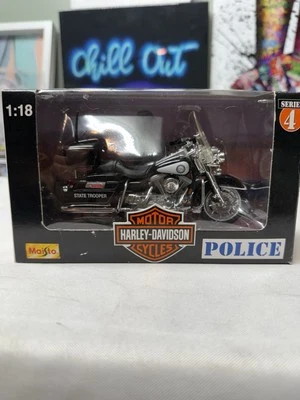 Harley Davidson Maisto Florida Police Motorcycle Scale1:18