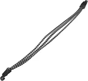 [Minkissy] Black Heavy Duty Bungee Cord Elastic Cargo Strap with Hooks for Bike Luggage Outdoor Travel and Secure Packing Durable Wear Resistant Black