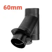 60mm 75mm Y T Piece Air Vent Ducting Joiner Exhaust Connector Dual Regulating Valve Flap For Webasto Diesel Parking Heater Y2-60mm