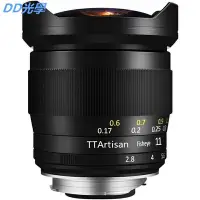 在飛比找Yahoo!奇摩拍賣優惠-銘匠光學微單11mm f2.8全畫幅廣角魚眼e卡口微單鏡頭尼