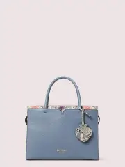 spencer snake-embossed medium satchel