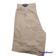NWT Callaway Golf Sport Pleated Golfing Shorts Rayon/Poly Blend Sz 34