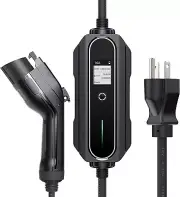 WORKERSBEE Level 2 EV Charger, 110V-240V 16Amp, NEMA 6-20 Plug, 21 ft Extension