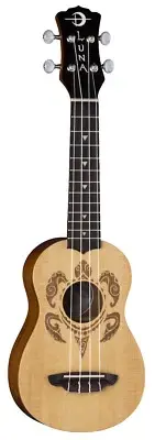 LUNA Honu Soprano Spruce Turtle Ukulele UKE new w/ Gig Bag - Laser etched -Satin