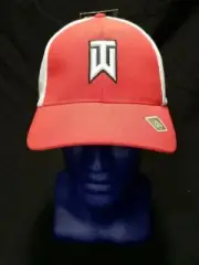 Tiger Woods Golf Hat Cap TW 'VR' '20XI' Mesh Red 510607-694 2013 NIKE L/XL Rare