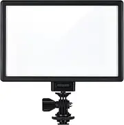 VILTROX L116T LED Video Light Panel Dimmable Bi-Color 3300-5600k CRI95+ Ultra-thin Panel Camera Light for Conference Podcast Live Broadcast Live Streaming Interview Vlog Lighting YouTube Tiktok