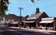 Orleans Street Scene-Cape Cod: A&P Grocery Store, Main St, Orleans, MA c. 1950s