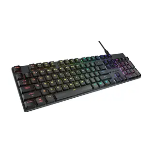 【COUGAR 美洲獅】LUXLIM 超薄光學機械矮軸 RGB 電競鍵盤 RGB鍵盤 電腦鍵盤 紅軸