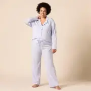 Amazon Essentials Light Blue Long Sleeve and Pants Pajama Set size XL