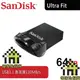 SanDisk CZ430 Ultra Fit 64GB USB3.1 隨身碟 64G【每家比】