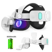 ALPHA DIGITAL Head Strap with 6000mAh Battery, for Quest 2