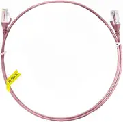 0.15m CAT6 Ultra Thin LSZH Ethernet Network Cable | 10 Pack Pink