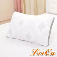 在飛比找momo購物網優惠-【LooCa】古典3D蠶絲棉枕頭(1入★限量出清)