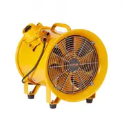 VEVOR Portable Ventilator, 254mm/10inch Heavy Duty Cylinder Fan, 350W Strong Shop Exhaust Fan 1942CFM, 3m Power Cord (No charging head), Industrial Ut