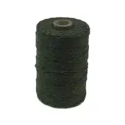 Irish Waxed Linen Thread 43667 Dk Emerald Green (50gr, 100y) 4Ply Cord Crawford