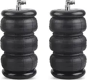 2pcs Truck Air Ride Suspension Shock Absorber Airspring Bellow Rubber Airspring Air Ride Shock Absorbe With Air Inlet Air Suspension Spring Bag