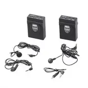 BOYA 2.4GHz Wireless Lavalier Microphone System Real-time Monitor Interphone Kit