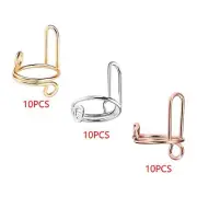 10 Pieces Fingernail Rings Girl Size Adjustable Nail Rings for Acrylic Nails