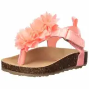 Kids Carter's Girls Bliss 2 Ankle Strap Slide Sandals 9 Toddler