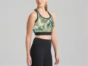 Josie Natori Printed Cropped Top U4 465