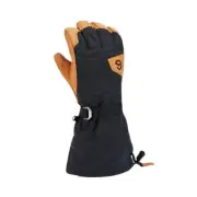 Gordini Cache Gauntlet Men's Winter Gloves, Tan Black, Small