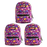 3PK MDI BooBoo Backpack Minis Dinosaur Novelty Mini Bag/Purse 11x15cm Kids 3y+