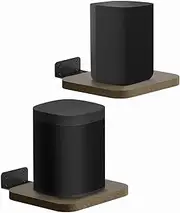 Universal Rear Speaker Shelves for Samsung, Roku, Sony, JBL, Vizio, LG - Adjustable Floating Wall Mount for Most Satellite Audio Mounting, Pair