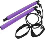 Pilates Resistance Band Portable Pilates Bar Gym Stick Yoga Exercise Bar, Home Gym, Portable Pilates Total Body Workout, Yoga, Fitness, Stretch, Sculpt, for Bodybuilding Workout