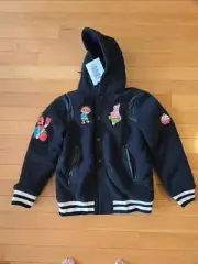 NEW Sprayground Nick Anime Varsity Jacket Size Medium M Nickelodeon Jr Cartoons