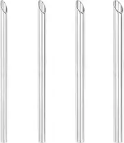 6ixGosh Piercing Needles Receiving Tubes for Piercing Needles Stainless Steel Body Jewelry Piercing Receiver Needles for Nose Septum Ear Belly Cartilage Daith Piercing Suppliers (7mm 8mm 9mm 10mm)