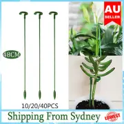 UP TO 40X Garden Single Stem Support Ring Plants Support Stake Fiberglass 48CM