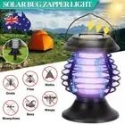 Solar Mosquito Killer Bug Zapper Rechargeable Mosquito Trap Lamp Camping Lantern