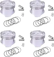 4set 48.5mm 48.75mm 49mm 49.25mm 49.5mm STD +100 Motorcycle Piston Rings Kit For CBR250 MC22 CB250 Hornet 96-07 CB250 Jade(48.5mm)