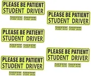 Sets Student Driver Car Magnet Reflective Sticker Learner Driver Sign for Enhanced Safety Pcs