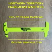 NORTHERN TERRITORY CRAB MEASURING TOOL FOR FEMALE/MALE MUD CRAB
