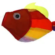 Rainbow Fish Kite Windsock Outdoor Garden Decor Kids Line Laundry Kids vdZ JR